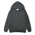 thumbnail image 7 of Athleisure Sweatshirts for Men Fashion Men's Relaxation Sport Hooded Pullover Sweatshirt Long Sleeve Solid Hoodie Casual Daily Wear Essentials Casual Top Wear, 7 of 7