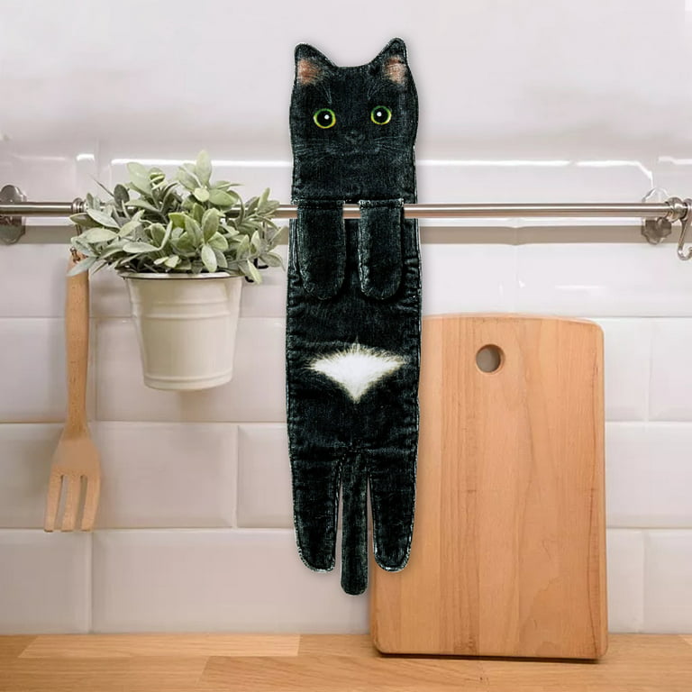 Dezsed Cute Cats Hand Towel For Bathroom Kitchen - Cute