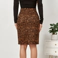 thumbnail image 5 of Women's Stretchy Slim Fit Pencil Skirt High Waist Business Skirts, 5 of 5
