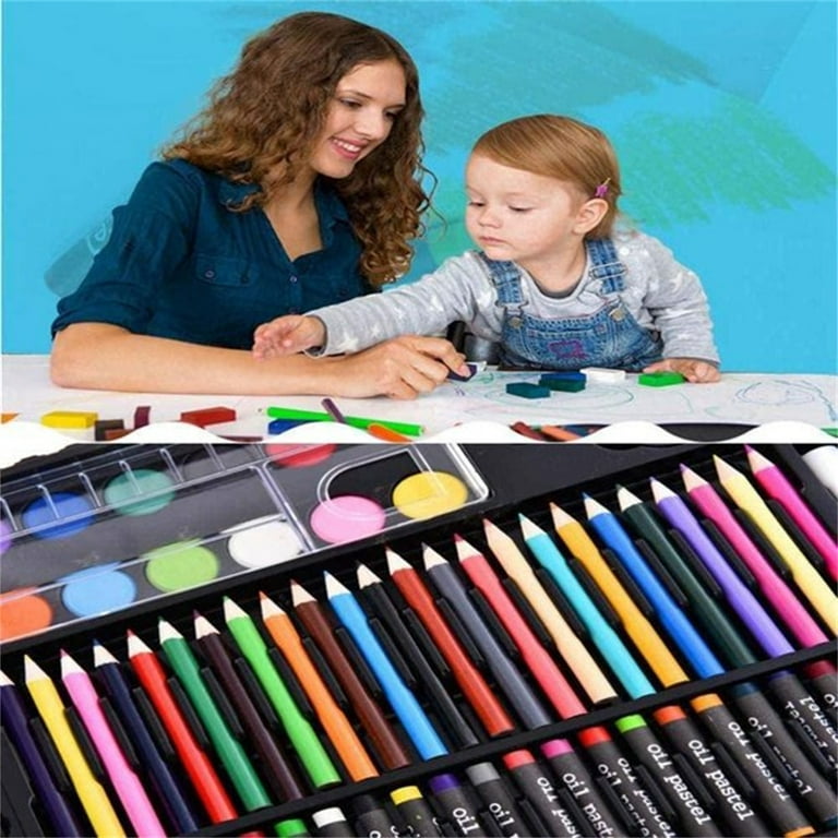  Alloytop 226 Pcs Art and Craft Supplies Colored Pencils -  School Supplies Kit Painting Drawing Sketching Coloring Teens Girls Boys  Kids Ages 6 7 8 9 10 11 12 Years Old with Oil Pastels Crayons