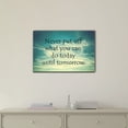 thumbnail image 2 of wall26 - Motivational Quotes Canvas Wall Art - Never Put Off What You Can Do Today Until Tomorrow - Gallery Wrap Modern Home Art | Ready to Hang - 16x24 inches, 2 of 3