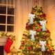 thumbnail image 5 of Ganfancp Luminoso Luz Cálida Decoración de Navidad Arco Decoración Del Árbol de Navidad Colgante de Doble Capa Arco de La Cinta Ofertas Del Día Sólo En Línea 1* Luz de Proa, 5 of 6