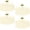 Beige, variant on 6 Pack 90 Inch Round Black Polyester Tablecloth Bulk Washable Table Covers for Wedding Dining Table Buffet Parties Banquet Decor(Black)