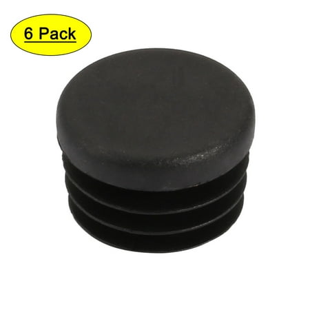

6 Pcs Chair Table Leg Plastic Cap Round Tube Insert Fit 22mm Pipe Outer Dia