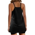 thumbnail image 4 of Htigea Womens Athletic Dress Summer Tennis Workout Sports Sleeveless Mini Romper Dress Clothes with Pockets Today Sales Black,S, 4 of 6