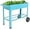 Blue, variant on QISHENSHUI 43-Inch Galvanized Steel Raised Garden Bed with Legs - Outdoor Elevated Planter Box with Wheels for Vegetables - Blue