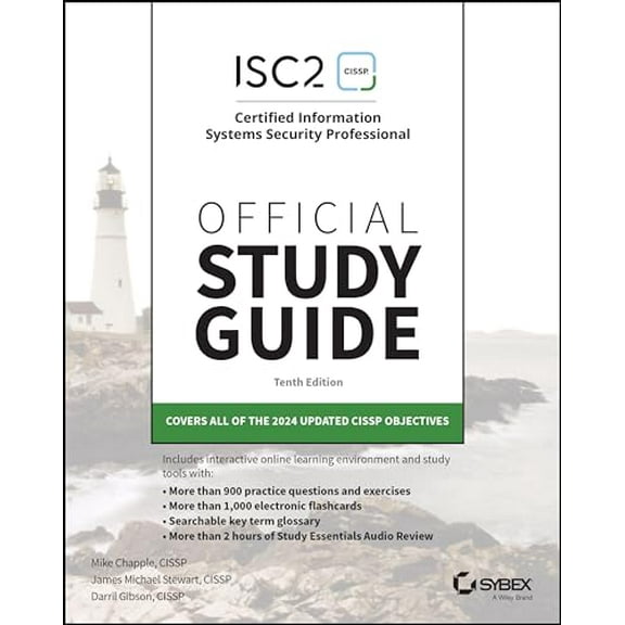 Pre-Owned Isc2 Cissp Certified Information Systems Security Professional Official Study Guide (Paperback) 1394254695 9781394254699
