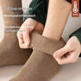 thumbnail image 3 of 5 Pairs Womens Merino Wool Socks Hiking Warm Winter Thick Thermal Crew Cozy Cabin Ladies Gift Comfy Boot Work Socks, 3 of 8