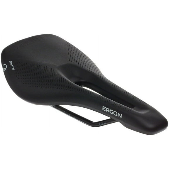 Ergon SR Sport Gel Saddle Chromoly Black Women's Small Medium Relief Channel