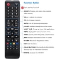 thumbnail image 6 of Generic Samsung BN59-01199F universal remote control for Samsung-TV-cemote All Samsung LCD LED HDTV 3D Smart TVs Models fit for UN32J525DAF UN40J520DAF UN65J6200AF UN65JU640DF UN32J4500AF UN32J5205AF, 6 of 8