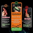 thumbnail image 2 of EXLEAF Window Breaker and Seatbelt Cutter Keychain, 2 in 1 Car Safety Hammer Glass Break Under Water, Emergency Window Punch Escape Tool for Vehicle (3, redgreenorange), 2 of 7