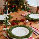 thumbnail image 4 of Portavelas de cristal para decoración de coronas de árbol de Navidad | Soporte para velas transparente para decoración navideña del hogar | Adorno para chimenea de mesa de cena romántica, 4 of 7