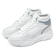 CMR CHAMARIPA Height Increasing Sneakers - Mens Sneakers That Make You Taller - High Top Mens White Sneakers 10 CM / 3.94 Inches