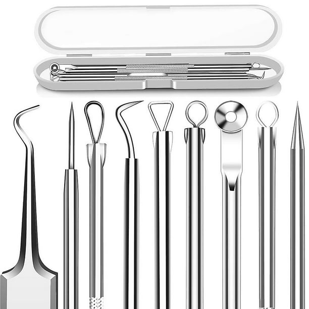 Lobonbo Juego De Herramientas De Extractor De Comedones De Espinillas Y Espinillas 5 Unidades Por Lote