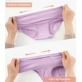 thumbnail image 3 of INNERSY Girls' Underwear Cotton Briefs Panties for Teens 6-Pack(12-14 Years,Candy Clouds), 3 of 9