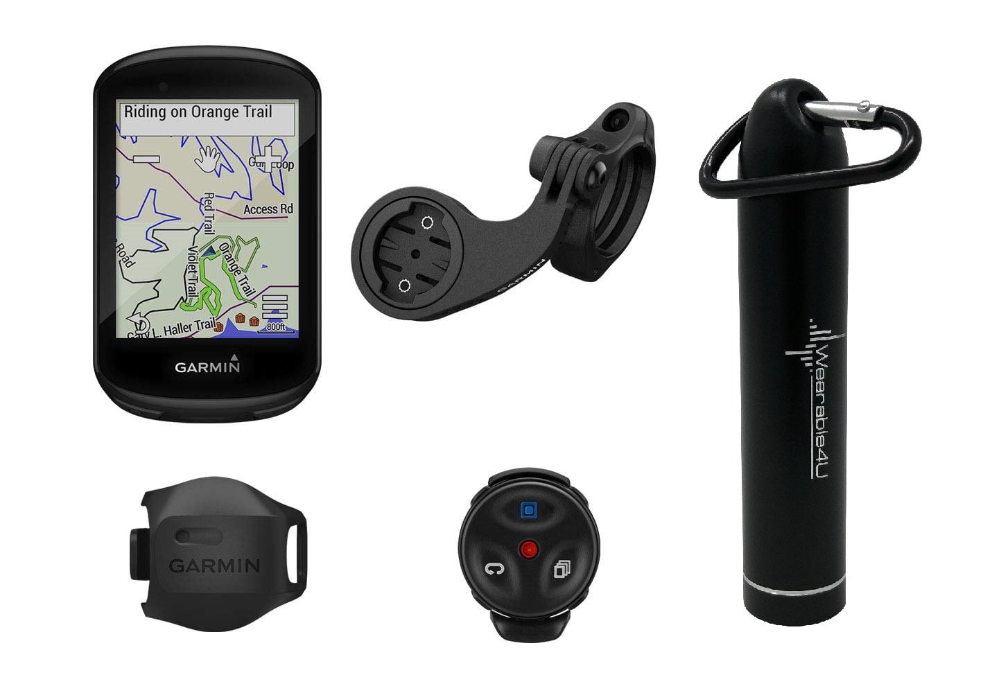 Garmin Edge 830 GPS Cycling Computer with Included Wearable4U Compact