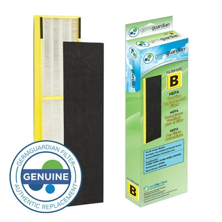Efficient Hepa Type Filter - GermGuardian FLT4825 HEPA Replacement Filter B (yellow)