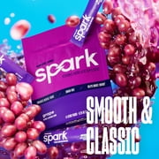 AdvoCare Spark Energy Drink Mix – Vitamin & Amino Acid Powder Supplement, Grape Flavor, 14 Stick Packs
