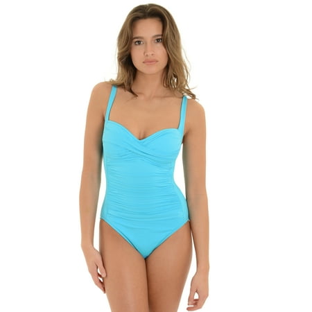 Ruched bathing suit