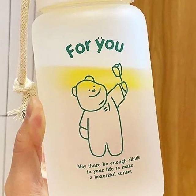 Botella de agua, botella de agua para niños, linda taza de agua, linda taza de agua, probada profesionalmente