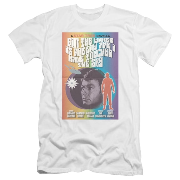 Star Trek Tos Episode 63 Premium Canvas Adult Slim Fit 30/1 T-Shirt White