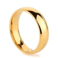 thumbnail image 2 of Flmtop Ring Simple Jewelry Gift Titanium Steel Simple Couple Band Ring for Banquet, 2 of 7
