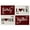 Red, variant on Smile Buffalo Check Plaid Placemats 12 x 18 Inch Set of 4, Black and Off White