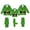 #2, variant on Family Matching Christmas Pajamas Set Casual Satin Silk Holiday Print Family Pajamas Soft Long Sleeve Button Down Xmas Pjs Sets for Family,Size Father:L