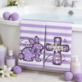 thumbnail image 4 of Festive Rabbit Design Kitchen Towels, Highly Absorbent Dishcloths With Durable Polyester Material, for Holiday Decor and Cleaning, Multi-color, 4 of 6