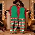 thumbnail image 6 of QIUOMBBP Couples Funny Christmas Pajamas Matching Sets Long Sleeve Tops Pjs Bottoms Family Sleepwear Two Piece, Multicolor, M, 6 of 6