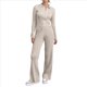 thumbnail image 3 of Conjunto de Dos Piezas para Mujer, Pantalón Deportivo de Pierna , Media Cremallera, Larga y Cuello en V. Caqui M, 3 of 6