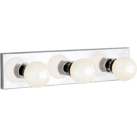 Chapter 3-Light Bar Bathroom Vanity Light, Polished (Best Bathroom Vents With Lights)