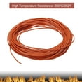 thumbnail image 6 of Silicone Wire 24AWG 24 Gauge Flexible Tinned Copper Standard High-Temperature Hookup Wire Orange 30m/98.4ft, 6 of 6