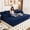 Blue, variant on Luckhao 70.8" Oversized Corduroy Double Chaise Lounge with Pillows for Living Room & Bedroom