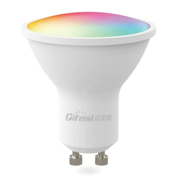 Difeisi GU10 Smart Light Bulb RGB Color Changing Light Bulb