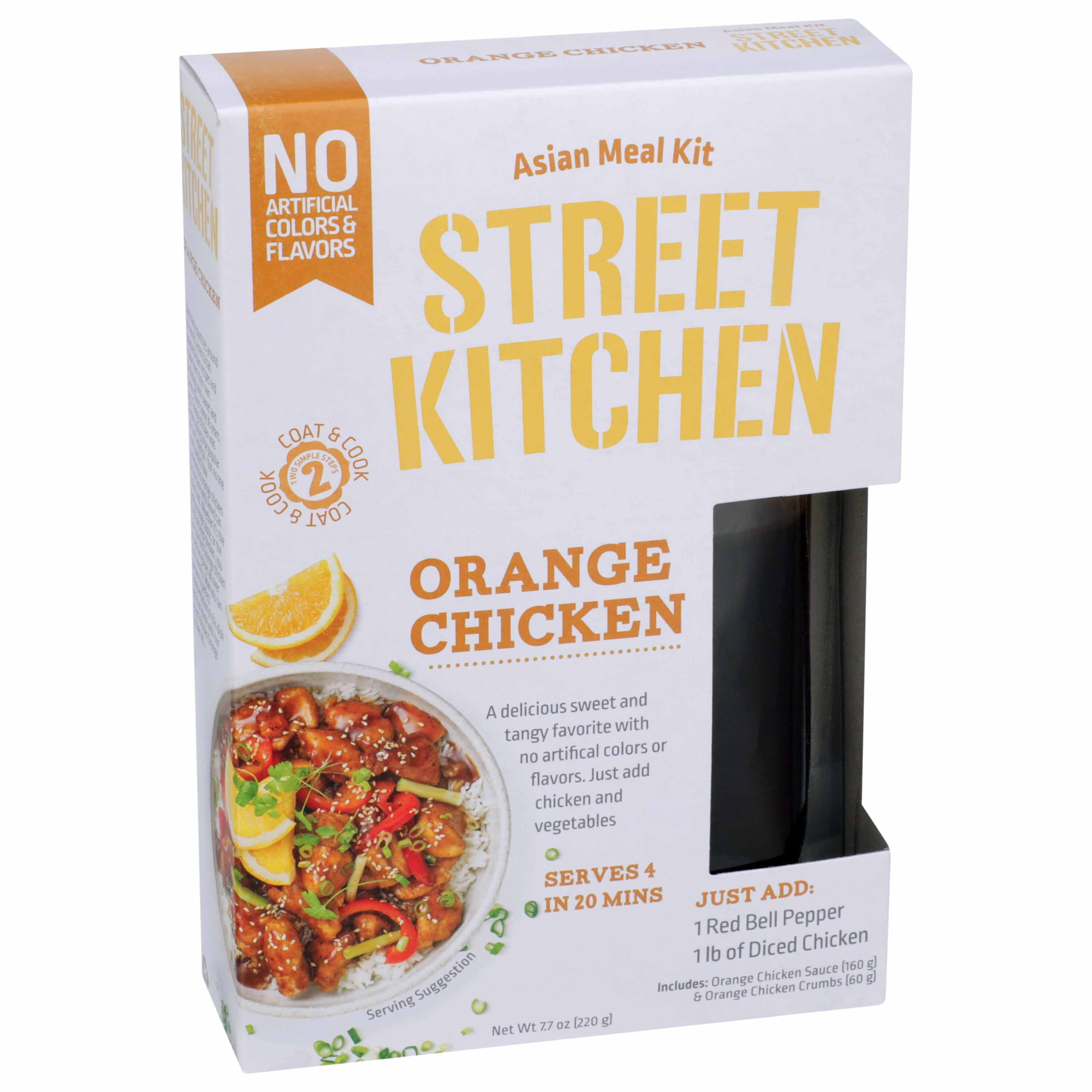 Street Kitchen Orange Chicken Asian Meal Kit, 7.7 oz. Shelf Stable
