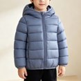 thumbnail image 6 of ITSAME Boys Quilted Puffer Jacket (1-8) Lightweight Hooded Zip Up Winter Warm Coat with Pockets Size 7, 6 of 6