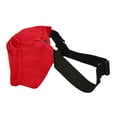 thumbnail image 4 of Dalix Fanny Pack W/ 3 Pockets Traveling Belt Pouch Waist Wallet Concealer Red, 4 of 5
