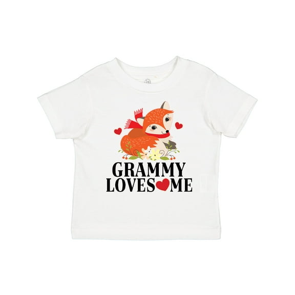 Inktastic Grammy Loves Me Woodland Fox Girls Toddler T-Shirt