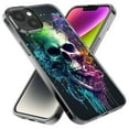 thumbnail image 2 of MUNDAZE Apple iPhone XS/X Shockproof Clear Hybrid Protective Phone Case Fantasy Octopus Tentacles Skull Cover, 2 of 5