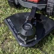Earthquake 60V Walk Behind String Mower, Includes Two 4Ah Batteries, 22” Cutting Diameter, Three Cutting Speed Dial, 14” Never-Go-Flat Wheels, Easy Assembly, Adjustable Handlebar, 44965