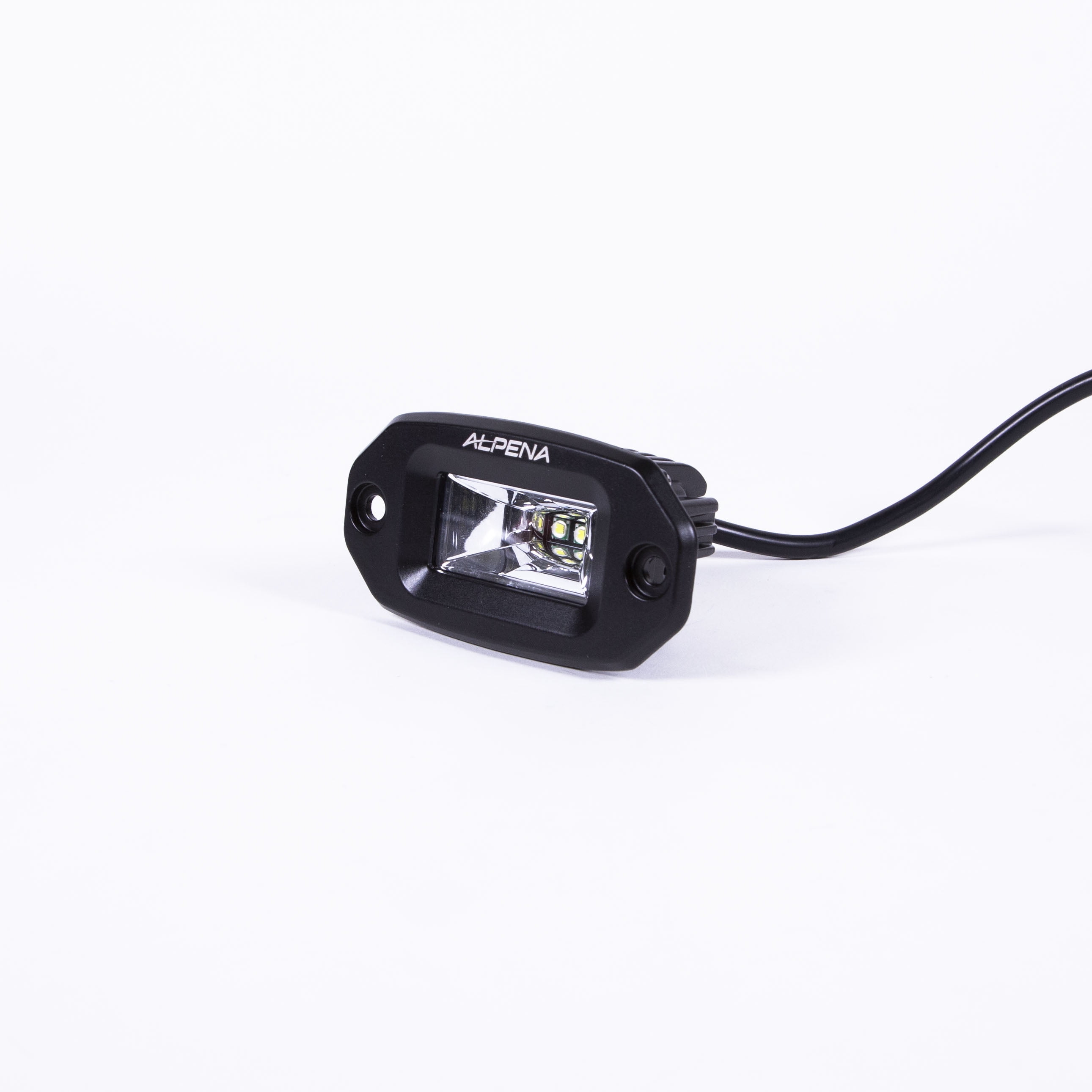 Alpena White Led TrailLite Flush Mount 12V LED Spotlight, Model 77711, Universal Make for Cars, Trucks, SUVs