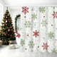 thumbnail image 1 of CaiYueKe Winter Shower Curtains for Bathroom Snowflake Shower Curtain Christmas Bathroom Decor Winter Holiday Washable Durable Fabric Bathroom Curtains 71x35.4 Inch, 1 of 7