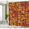 thumbnail image 5 of Ambesonne Abstract Shower Curtain, Colorful Trippy Square, 69"Wx84"L, Multicolor, 5 of 5