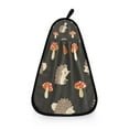 thumbnail image 2 of Hedgehog Mushroom Hanging Kitchen Towel Machine Washable Hand Towel Bathroom Absorbent Towel Quick Dry Dishcloth, 2 of 6