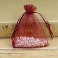 thumbnail image 1 of Bolsas de Organza con cordón, embalaje de joyería, regalo, Navidad, boda, cumpleaños, envío gratis, 5x7, 7x9, 9x12, 10x15cm, 500 unidades, 1 of 4