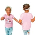 thumbnail image 2 of Zhuashum Teen Girls Tops 13-14 Years 4Th Of July Short Sleeve O Neck Kid Independence Day T Shirt Yastes Like Freedom Humorous Cartoon T Shirt Cartoon Pattern Sweet Playsuit Pink, 2 of 5