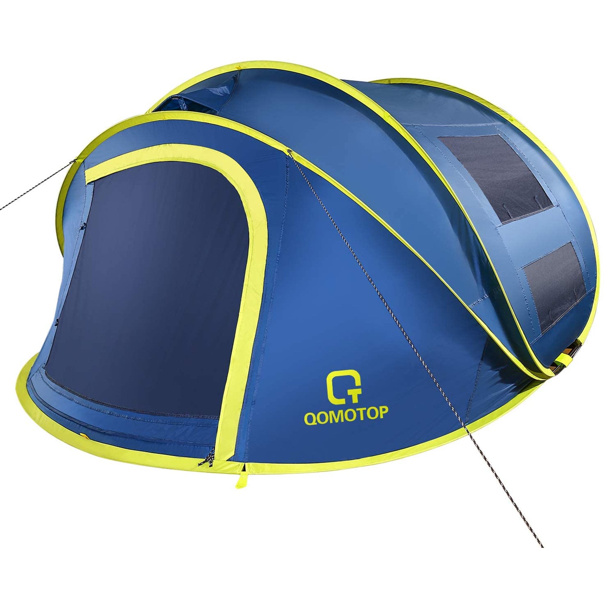 QOMOTOP Instant Tent 4Person Camp Tent, Automatic Setup Pop Up Tent