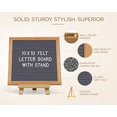 thumbnail image 2 of Felt Letter Board Message Board Baby Announcement Board Changeable Letter Boards with 340 Letters Numbers Sign Adjustable Tripod Stand Letterboard For, 2 of 6