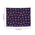 thumbnail image 6 of Kdxio Mexican Frogs Wall Hanging Tapestries Banner For Bedroom College Dorm Home Living Room Party Decor 29X37 In, 6 of 8